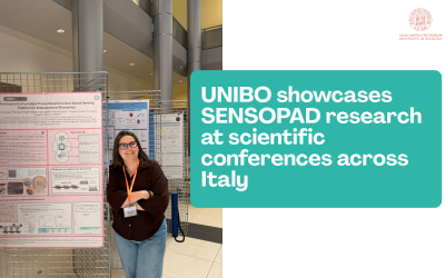 UNIBO showcases SENSOPAD research at scientific conferences across Italy